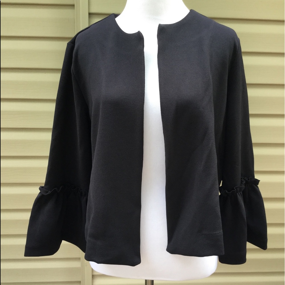 Elle Open Front 3/4 Sleeves Jacket